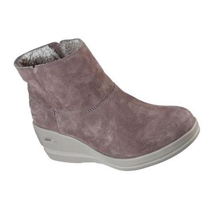 Botas Skechers Arch Fit Rise - Posh Mujer Marrones | A0660_AR