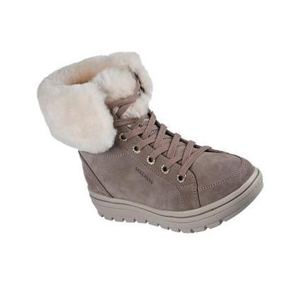 Botas Skechers Calle Tacos - Everyday Lux Mujer Marrones | A0TTD_AR