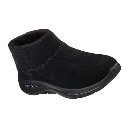 Botas Skechers GO WALK Arch Fit - Cute N Cozy Mujer Negras | I202L_AR