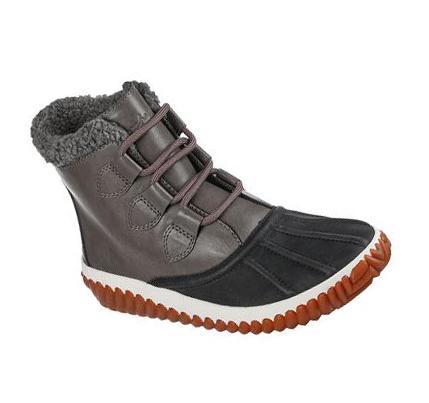 Botas Skechers Jagged Pond Mujer Negras Gris | T8380_AR