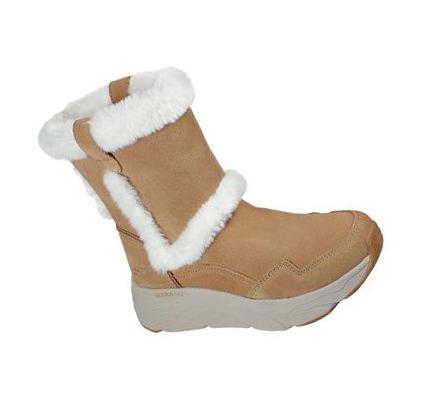 Botas Skechers Max Cushioning - Bear Hug Mujer Marrones | I366L_AR