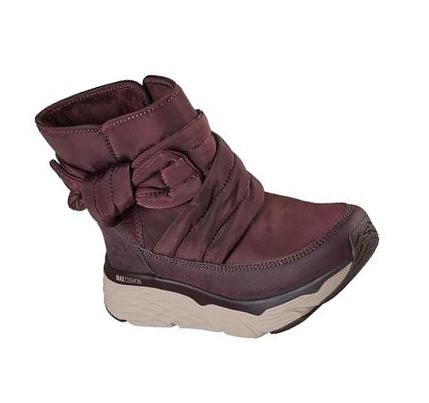 Botas Skechers Max Cushioning - Finesse Mujer Burdeos | I352A_AR