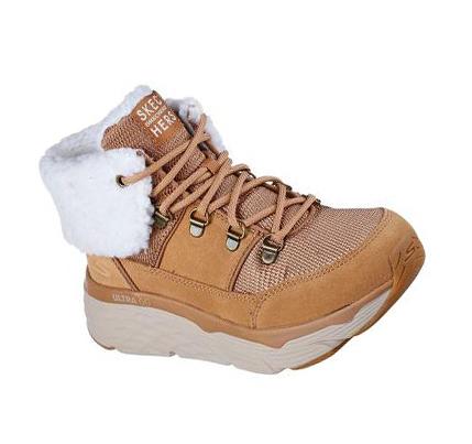 Botas Skechers Max Cushioning - Pinnacle Mujer Marrones | I316C_AR