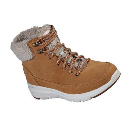 Botas Skechers On-the-GO Glacial Ultra - Woodlands Mujer Marrones | IT66A_AR