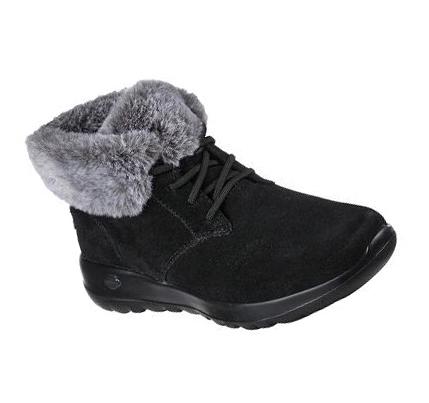 Botas Skechers On-the-GO Joy - Plush Dreams Mujer Negras Gris | I852L_AR