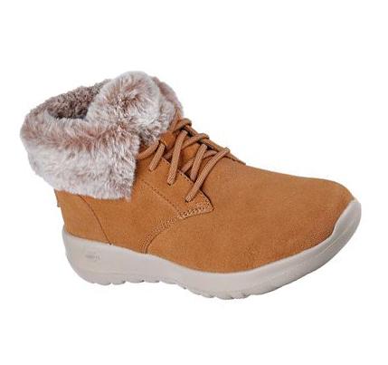 Botas Skechers On-the-GO Joy - Plush Dreams Mujer Marrones | I866R_AR