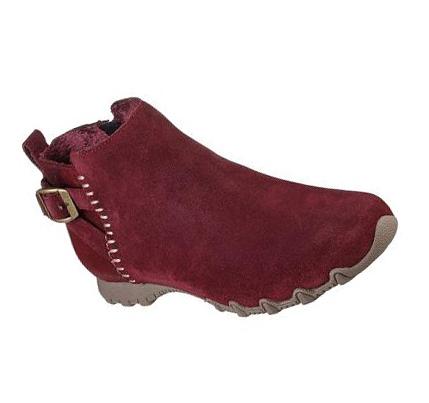 Botas Skechers Relaxed Fit: Bikers MC - Embracing Mujer Burdeos | I102S_AR