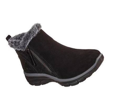 Botas Skechers Relaxed Fit: Easy Going - High Zip Mujer Negras | IATTG_AR