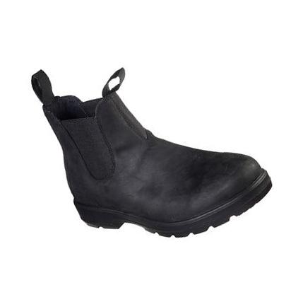 Botas Skechers Relaxed Fit: Molton - Gaveno Hombre Negras | A9A30_AR