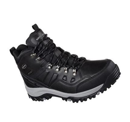 Botas Skechers Relaxed Fit: Relment - Traven Hombre Negras | 3A82A_AR