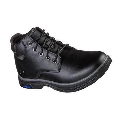 Botas Skechers Relaxed Fit: Segment 2.0 - Brogden Hombre Negras | 300TD_AR