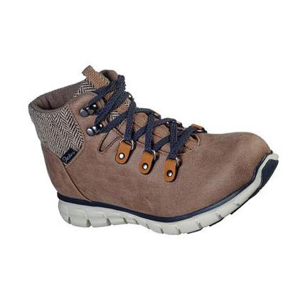 Botas Skechers Synergy - Mountain Dreamer Mujer Marrones | A216L_AR