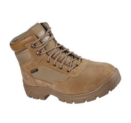 Botas Skechers Trabajo Relaxed Fit: Wascana - Millit WP Hombre Marrones | A65T0_AR