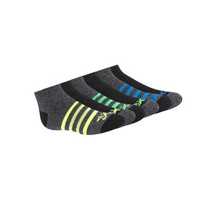 Calcetines Skechers 6 Pack Low Cut Marled Stripe Niño Negras | T3A2S_AR