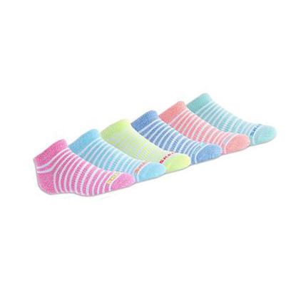 Calcetines Skechers 6 Pack Low Cut Stripey Niña Multicolor | A620R_AR