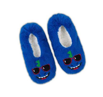 Calcetines Skechers Cool Dino Pantuflas - 1 Pack Niño Azules | T380B_AR