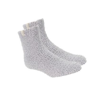 Calcetines Skechers GO LOUNGE Furry Crew - 2 Pack Mujer Gris | 3A590_AR