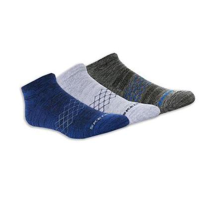 Calcetines Skechers Low Cut Diamond Arch - 3 Pack Hombre Azules | A012S_AR