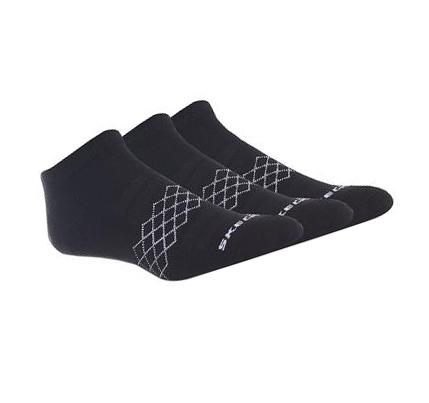 Calcetines Skechers Low Cut Diamond Arch - 3 Pack Hombre Negras | A01A0_AR