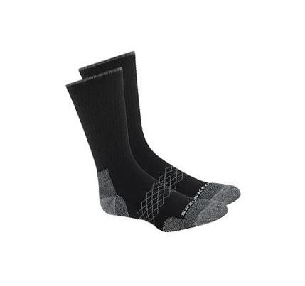 Calcetines Skechers Merino Wool Crew - 2 Pack Hombre Negras | A250L_AR