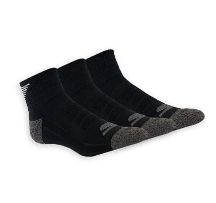 Calcetines Skechers Quarter Crew Atléticos - 3 Pack Hombre Negras | I8125_AR