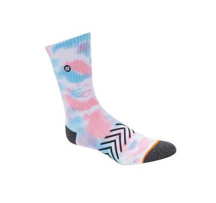 Calcetines Skechers Tie-Dye Crew - 1 Pack Hombre Rosas | I689Q_AR