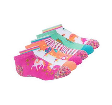 Calcetines Skechers Unicorn - 6 Pack Niña Multicolor | ATA5B_AR