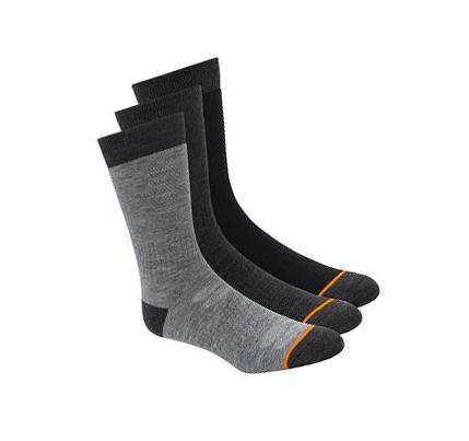 Calcetines Skechers Wool Blend Trabajo Crew - 3 Pack Hombre Gris | A13T0_AR