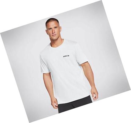 Camiseta Skechers Apparel DRI-RELEASE SKX Hombre Blancas | 301AA_AR