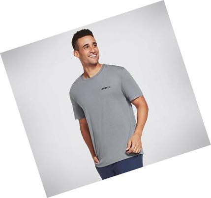 Camiseta Skechers Apparel DRI-RELEASE SKX Hombre Gris | 3050L_AR