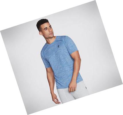 Camiseta Skechers Apparel On the Carretera Hombre Azules | A525P_AR