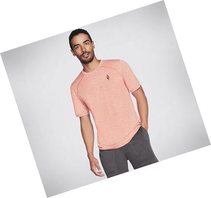 Camiseta Skechers Apparel On the Carretera Hombre Naranjas | AA8TD_AR