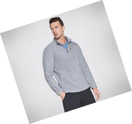 Chaquetas Skechers Apparel GOtrail Recovery Hombre Gris | AA39G_AR