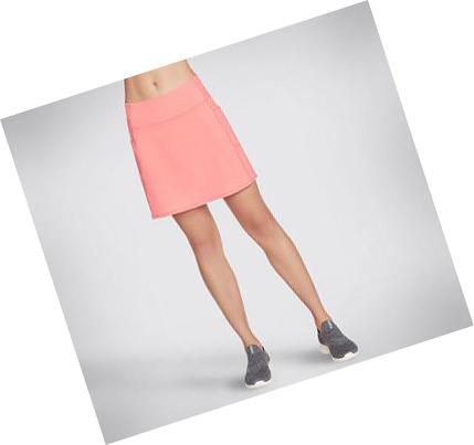 Falda Corta Skechers GOwalk Mujer Coral | 60693_AR