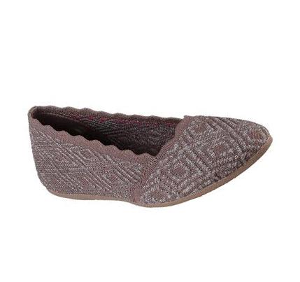 Flats Skechers Cleo 2.0 Mujer Gris Oscuro Marrones | A801E_AR