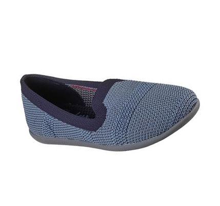 Flats Skechers Cleo Deporte - Our Town Mujer Azul Marino Azules | A81TX_AR