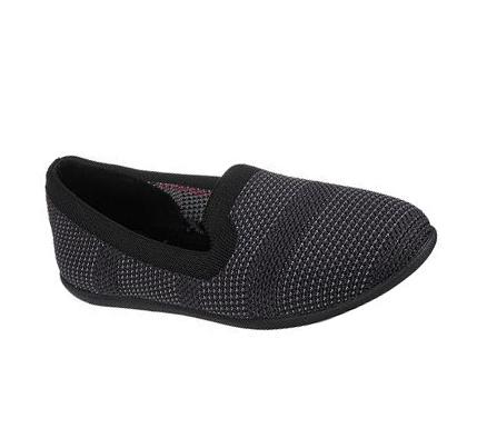 Flats Skechers Cleo Deporte - Our Town Mujer Negras Gris | A8265_AR