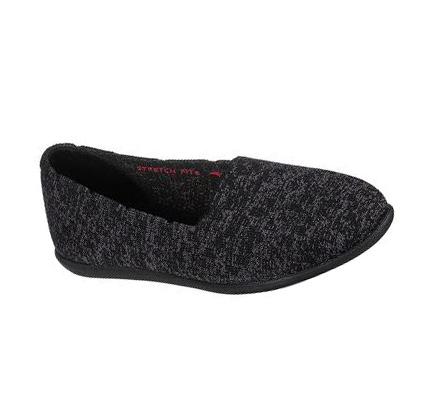 Flats Skechers Cleo Deporte - Soo Groovy Mujer Negras Gris | A805D_AR