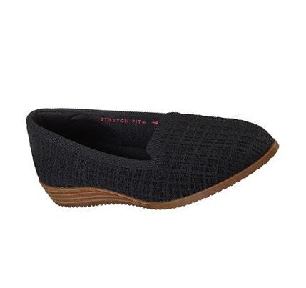 Flats Skechers Cleo Sawdust Mujer Negras | A9518_AR