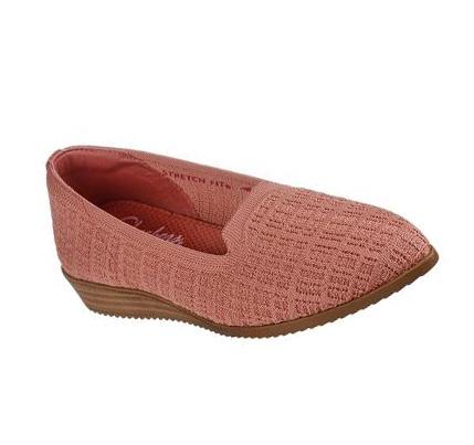 Flats Skechers Cleo Sawdust Mujer Rosas | A9A2W_AR