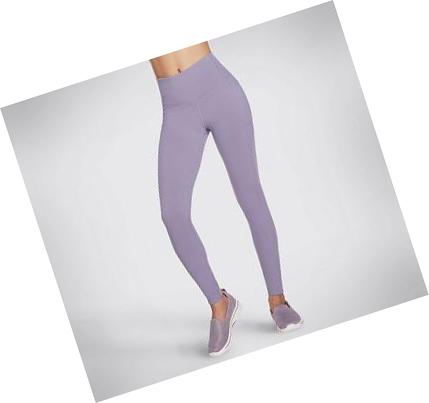 Leggins Skechers GO WALK HW Mujer Moradas | 633AC_AR