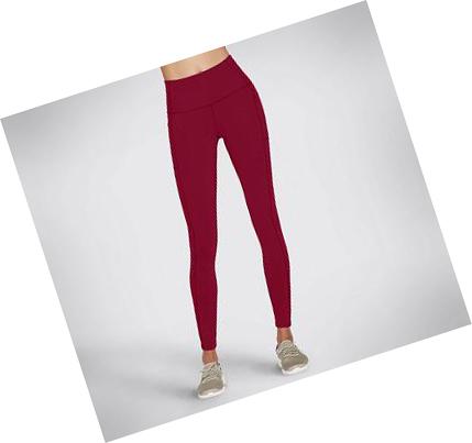 Leggins Skechers GO WALK HW Mujer Rojas | 629T0_AR