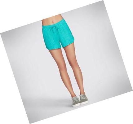 Pantalones Cortos Skechers BOBS Paw Cozy Mujer Turquesa | 51098_AR