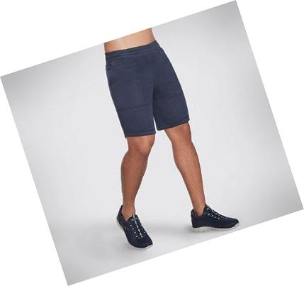 Pantalones Cortos Skechers GOKNIT PIQUE 9 Inch Hombre Azul Marino | 3A1AL_AR