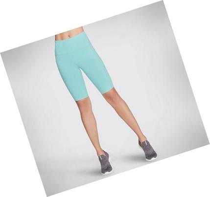 Pantalones Cortos Skechers GO WALK HW 10 Inch Bike Mujer Turquesa | 6009P_AR