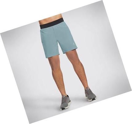 Pantalones Cortos Skechers Movement 7 Inch II Hombre Azules | 353T0_AR