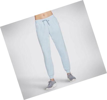 Pantalones Jogger Skechers BOBS French Terry Mujer Azules | 5A69X_AR