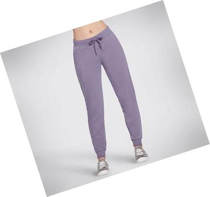 Pantalones Jogger Skechers BOBS French Terry Mujer Moradas | 5AAT8_AR