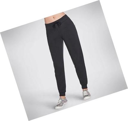 Pantalones Jogger Skechers BOBS French Terry Mujer Negras | 5AT20_AR