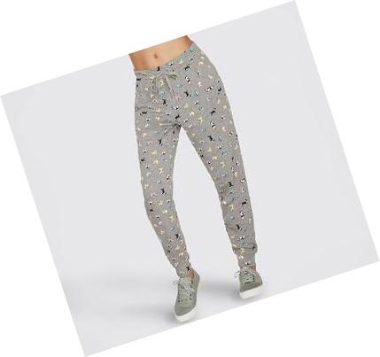 Pantalones Jogger Skechers BOBS Spotted Dog Mujer Gris | 5259A_AR